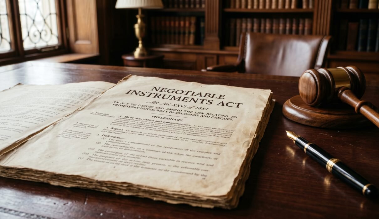 The Negotiable Instruments Act, 1881