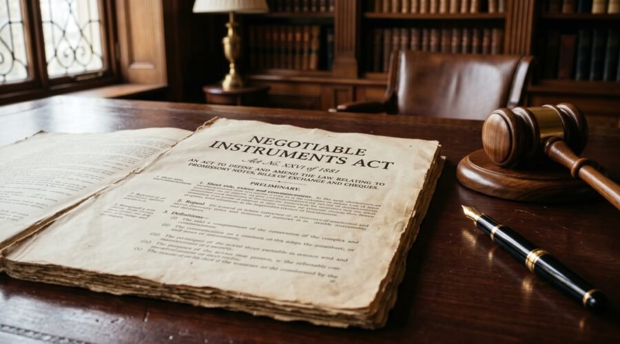 The Negotiable Instruments Act, 1881